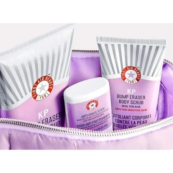 First‎ Aid Beauty KP Bump Eraser Body Scrub Kit AHA Anti-Chafe Travel - Picture 2 of 2